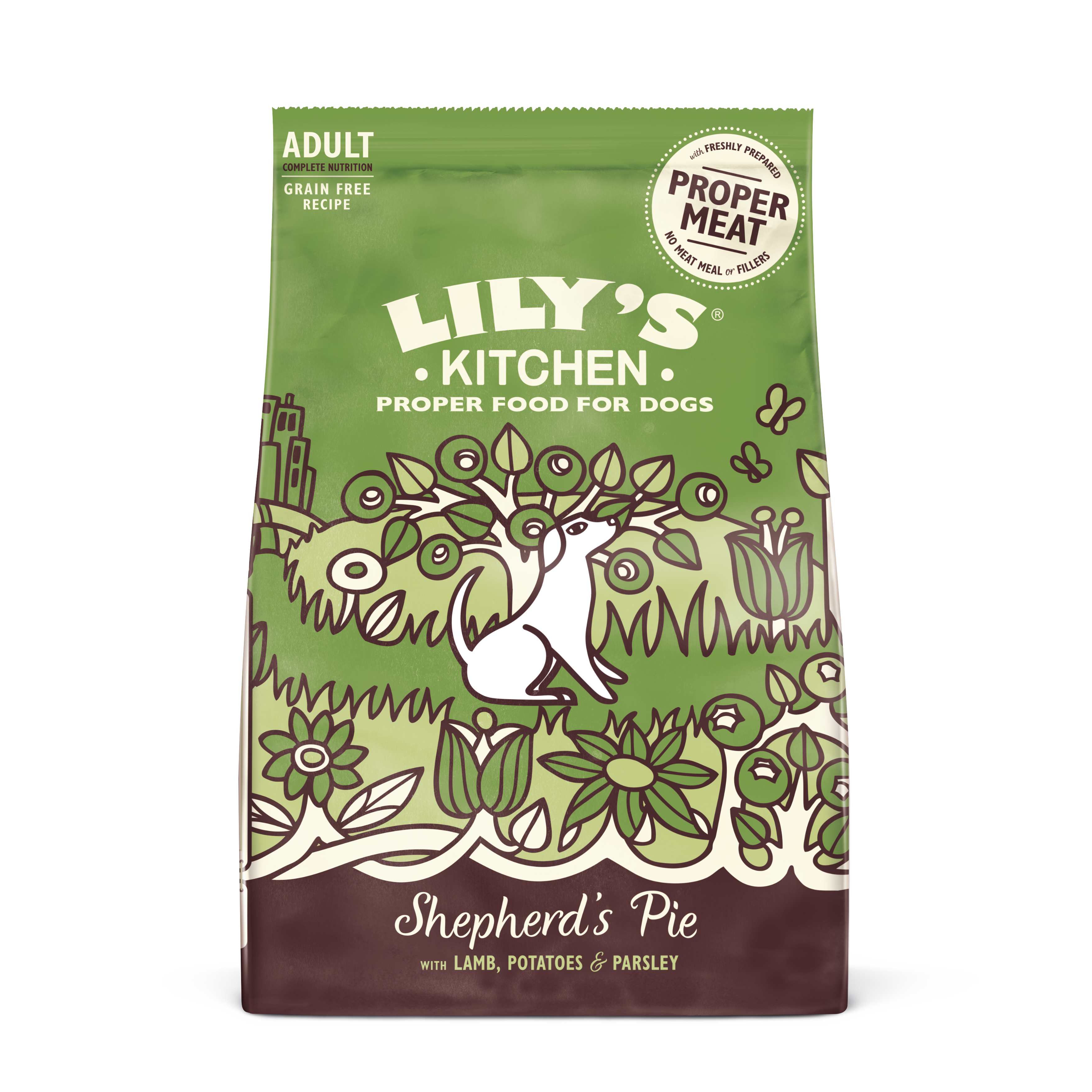Lily's Kitchen - Croquettes Shepherds Pie sans C&eacute;r&eacute;ales Agneau Potatoes pour Chiens Adultes - 2,5Kg Image num&eacute;ro 1
