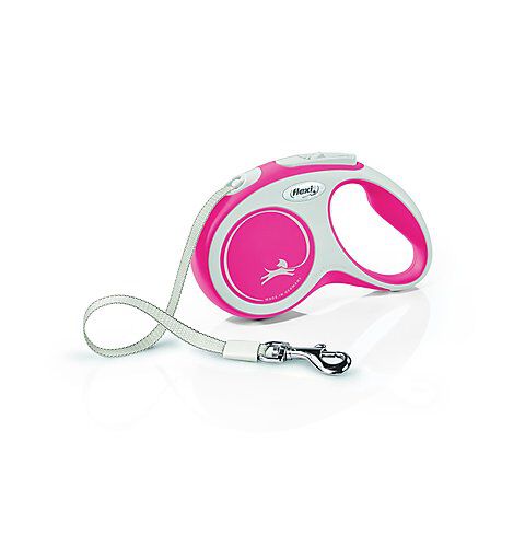 Flexi - Laisse New Confort Avec Sangle De 5m pour Chien Rouge - S 5m Image num&eacute;ro 2
