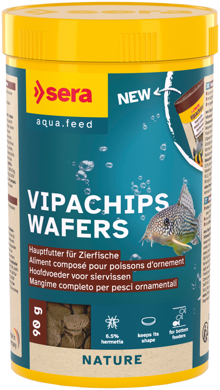 Sera - Aliments Vipachips Wafers pour Poissons du Fond - 90g/250ml Image numéro 1 Sera - Aliments Vipachips Wafers pour Poissons du Fond - 90g/250ml Image numéro 1