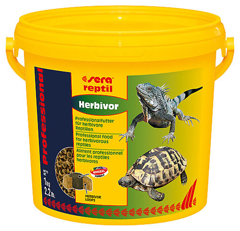 Sera - Aliments Professional Herbivor pour Reptiles Herbivores - 3,8L image number null