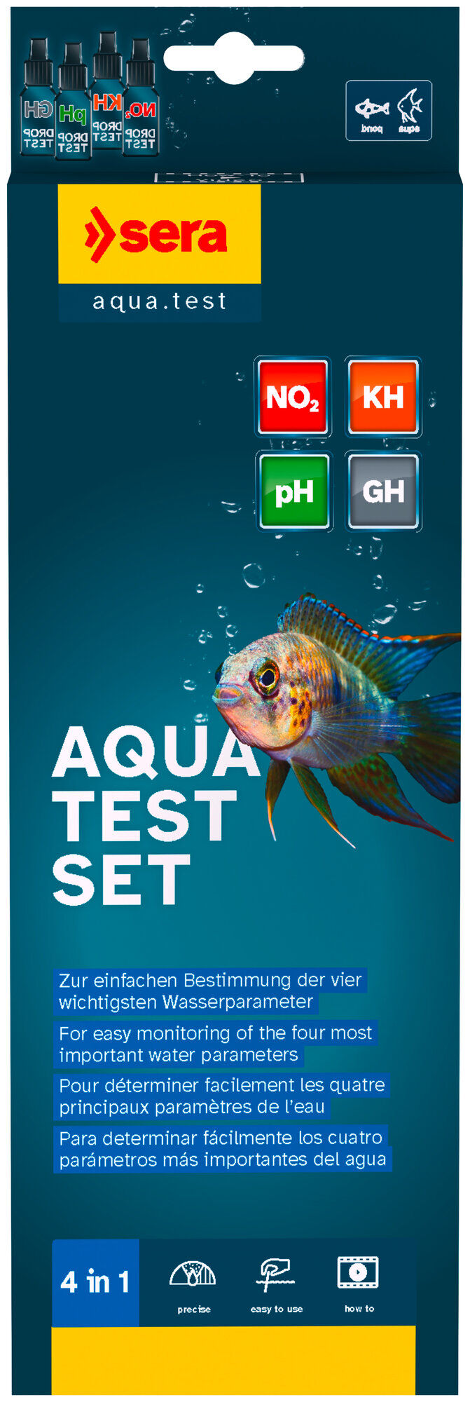 Sera - Aqua-Test Set pour Aquarium - x1 Image num&eacute;ro 1