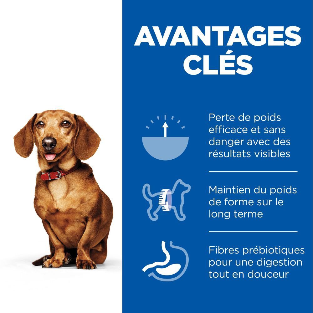 Hill's Science Plan - Adult Perfect Weight Small&Mini Croquettes Pour Petit Chien Au Poulet  - 1,5kg Image num&eacute;ro 2