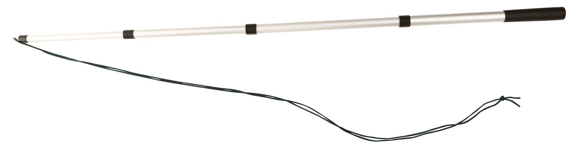 Kerbl - Jouet Canne &agrave; p&ecirc;che alu, noir pour chats - 47/130cm Image num&eacute;ro 1