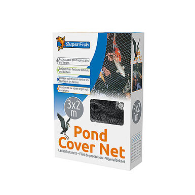 Superfish - Filet de Protection 3x2m +10 Piquets pour Bassin