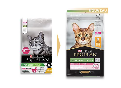 Pro Plan - Croquettes OPTIDIGEST Sterilised Adult Poulet pour Chat - 3Kg Image num&eacute;ro 3