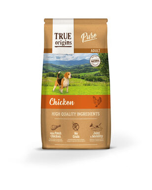 True Origins Pure - Croquettes au Poulet sans Céréales pour Chien Adulte - 12kg