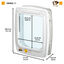 Ferplast - Chatière Swing T11 en Plastique - Blanche Indicateur image numéro 4