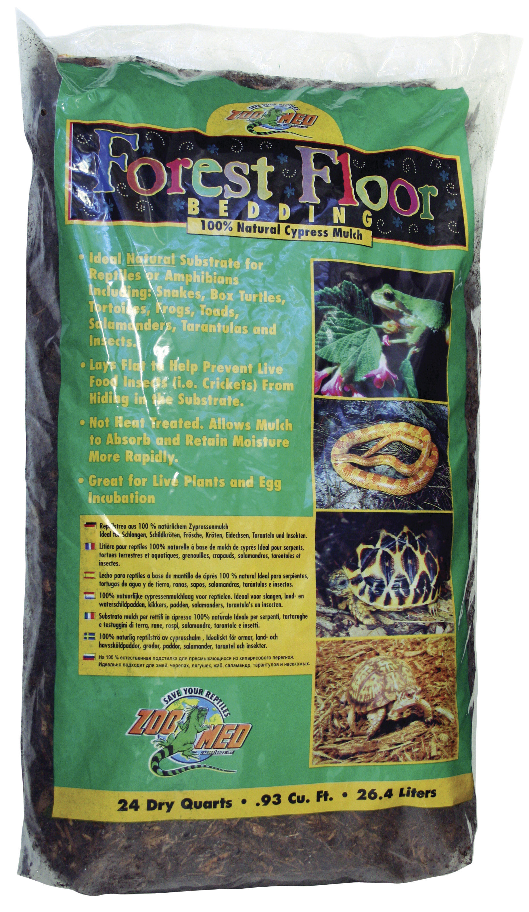 Zoomed - Substrat naturel pour reptiles - Paillis de cypr&egrave;s - 26,4 L Image num&eacute;ro 1