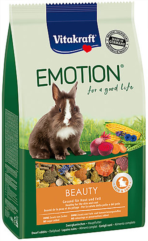 Vitakraft - Aliment Emotion Beauty pour Lapins Adultes - 600g image number null
