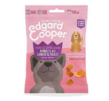 Edgard & Cooper - Friandises Naturelles Canard et Poulet frais pour Chien - 50g