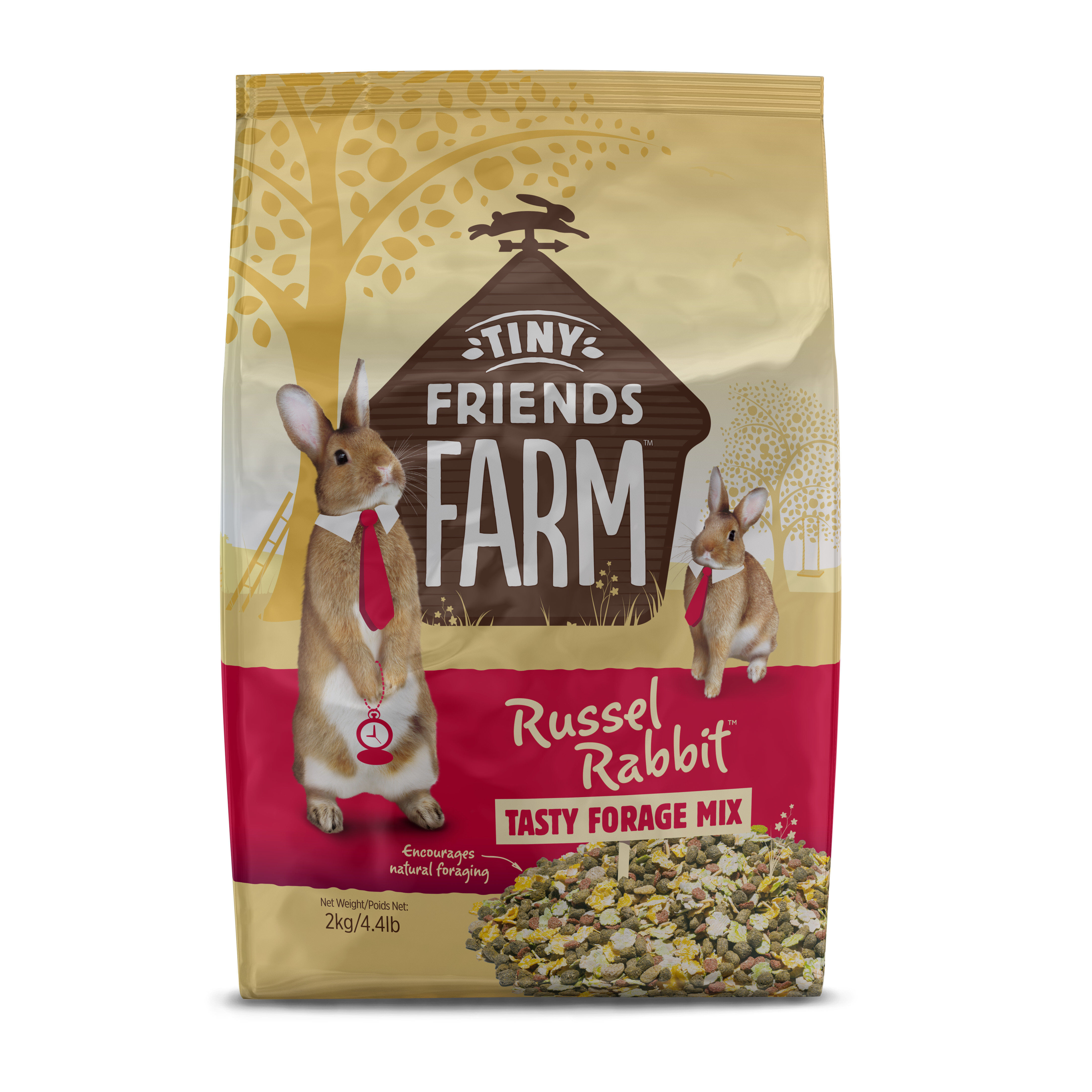 Tiny Friends Farm - Aliment  M&eacute;lange Tasty Forage Mix Lapin - 2Kg Image num&eacute;ro 1