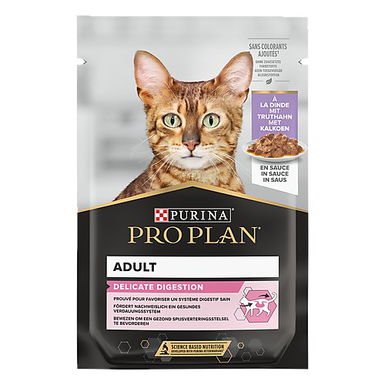 Pro Plan - Bouchée en Sauce Delicate à la Dinde pour Chat - 85g