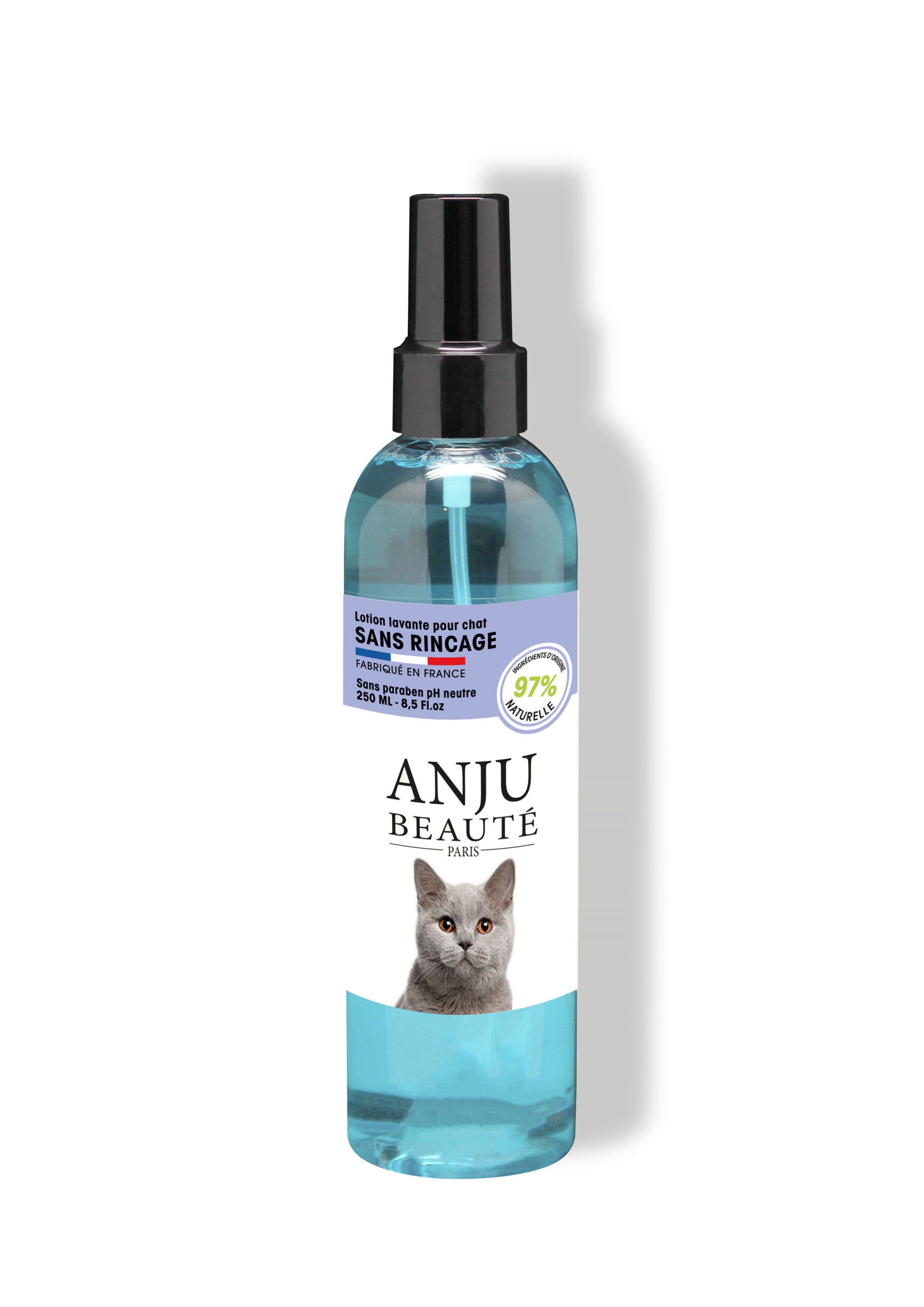 Anju Beaute - Lotion Lavante sans Rincage Chat - 250ml Image num&eacute;ro 1
