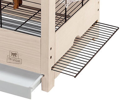 Ferplast - Cage Giulietta 5 pour Oiseaux Exotiques - Bois