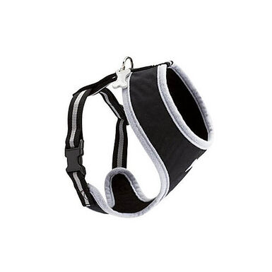 Bobby - Harnais Pap Arlequin en Nylon Noir pour Chien