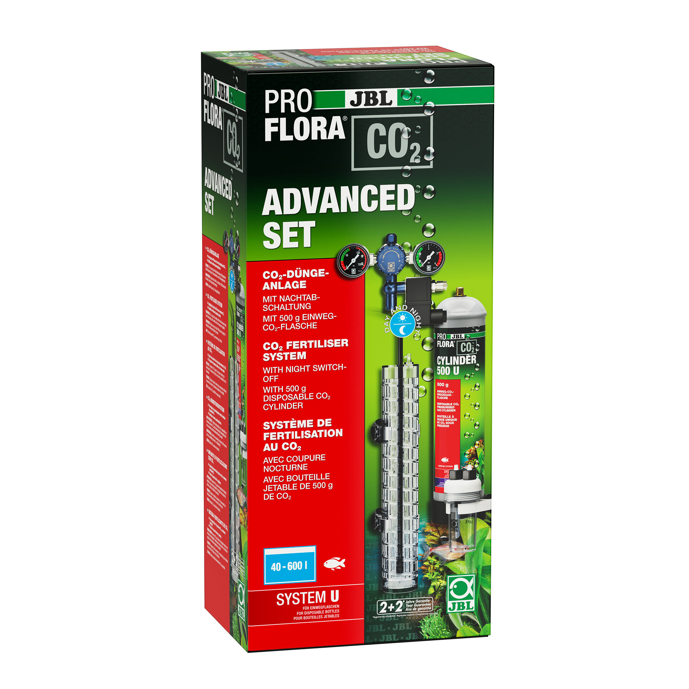 JBL - Kit de Fertilisation Proflora CO2 Advanced Set U pour Aquarium Image num&eacute;ro 1