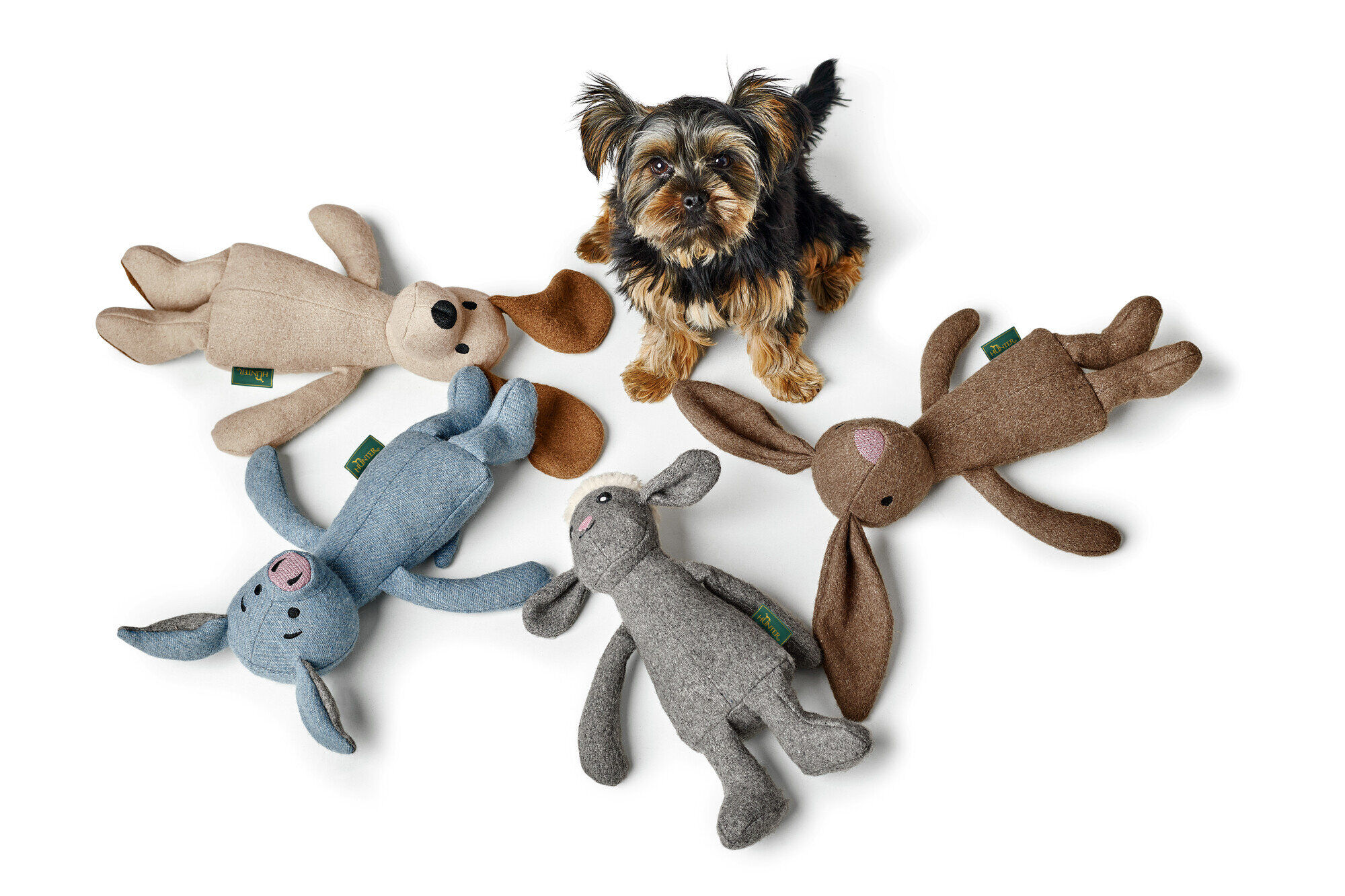 Hunter - Jouet Cochon Peluche Marle  - 35cm Image num&eacute;ro 2