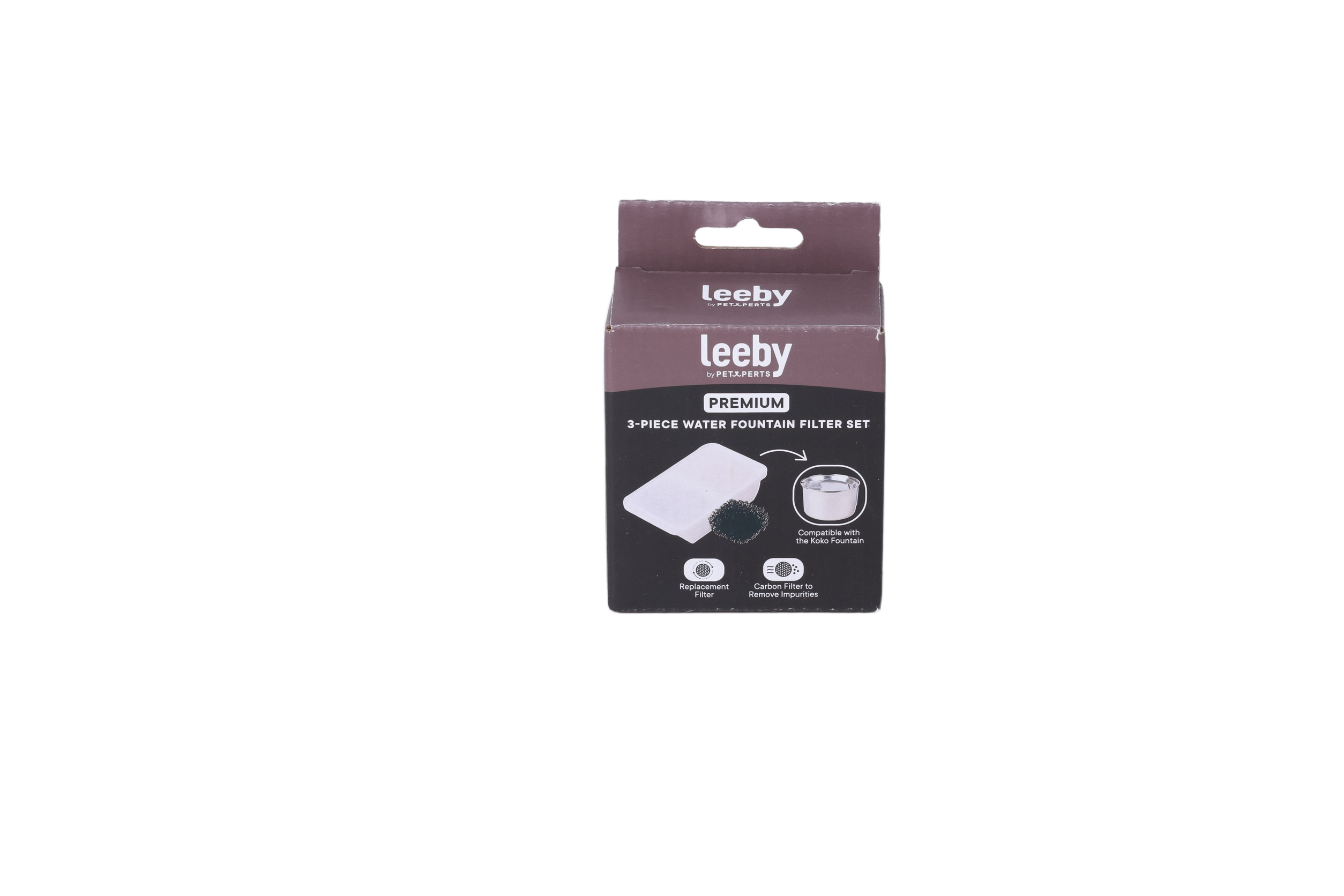 Leeby - Lot de Filtres de Rechange pour Fontaine &agrave; Eau - x3 Image num&eacute;ro 2