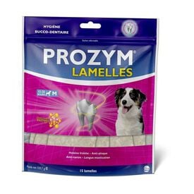 PROZYM - Sachet Lamelles Hygiène Bucco-dentaire pour Chien