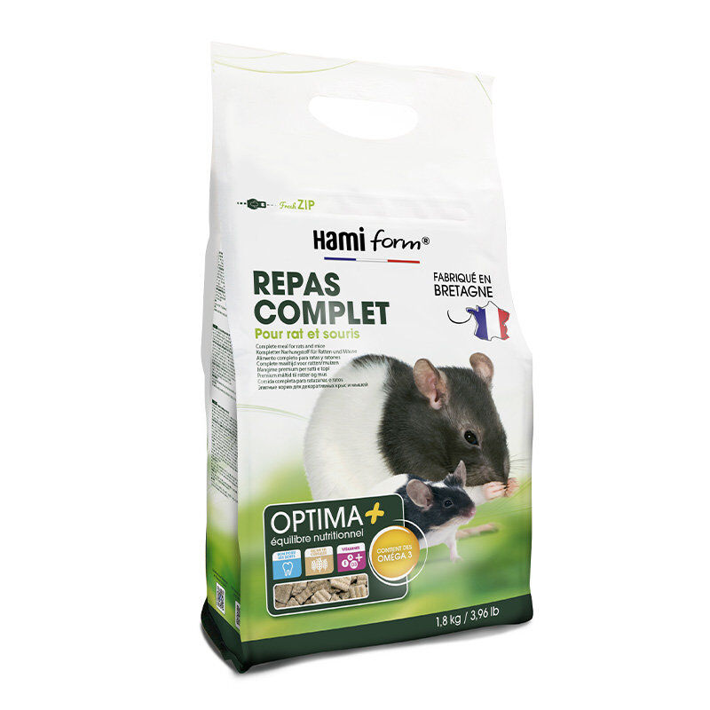 Hamiform - Repas Premium Optima+ pour Rat Souris - 1,8Kg Image num&eacute;ro 1