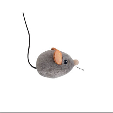 Outward Hound - Jouet Souris Squeak Mouse pour Chats - Gris