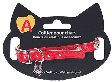 Animalis - Collier Original pour Chat - Rouge