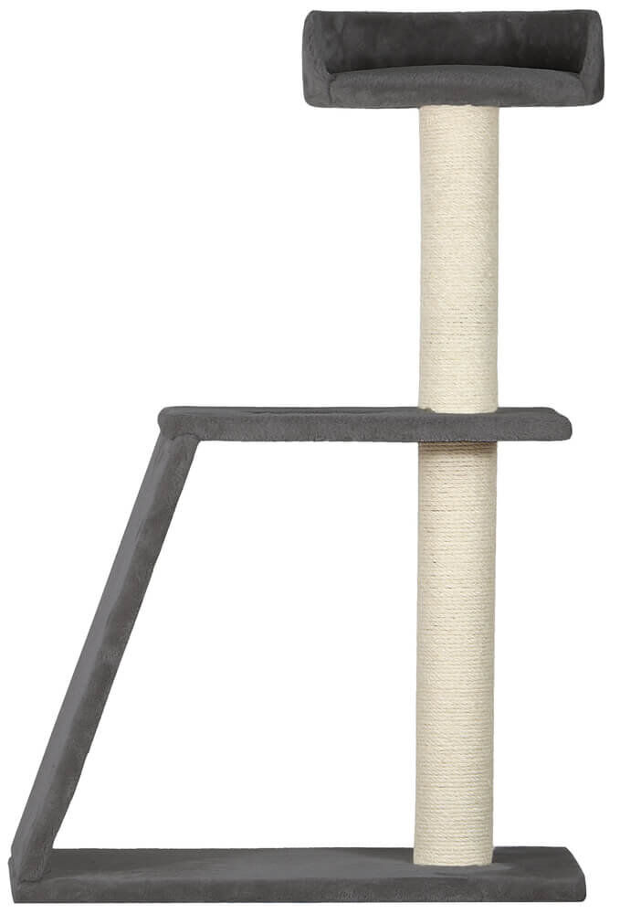 Animalis - Arbre &agrave; Chat Pan Inclin&eacute;e - Gris Image num&eacute;ro 1