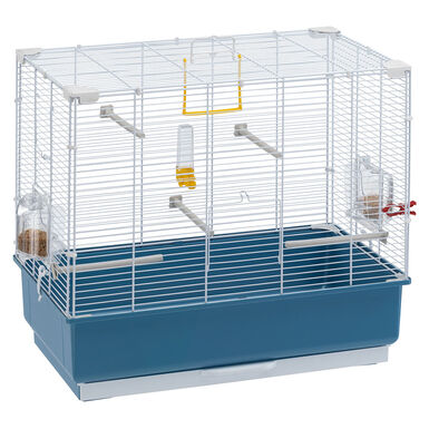 Ferplast - Cage Piano 4 pour Oiseaux - Bleu