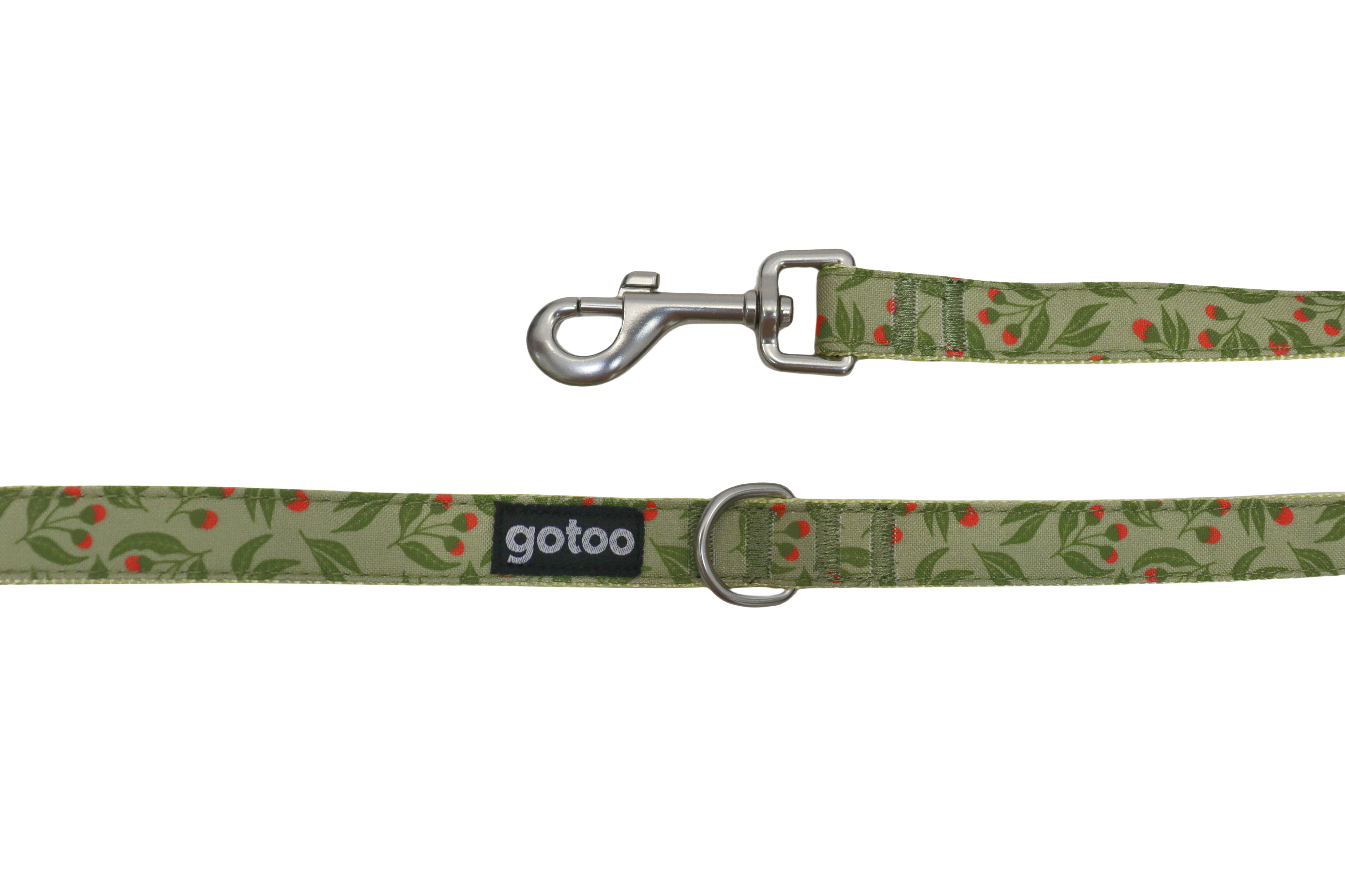 Gotoo - Laisse &agrave; motif Botanic Vert pour chien - M Image num&eacute;ro 2