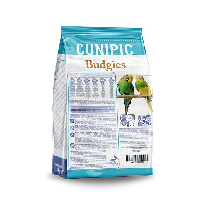 Cunipic - Aliment Complet Budgies pour Perruche - 3kg Image num&eacute;ro 2