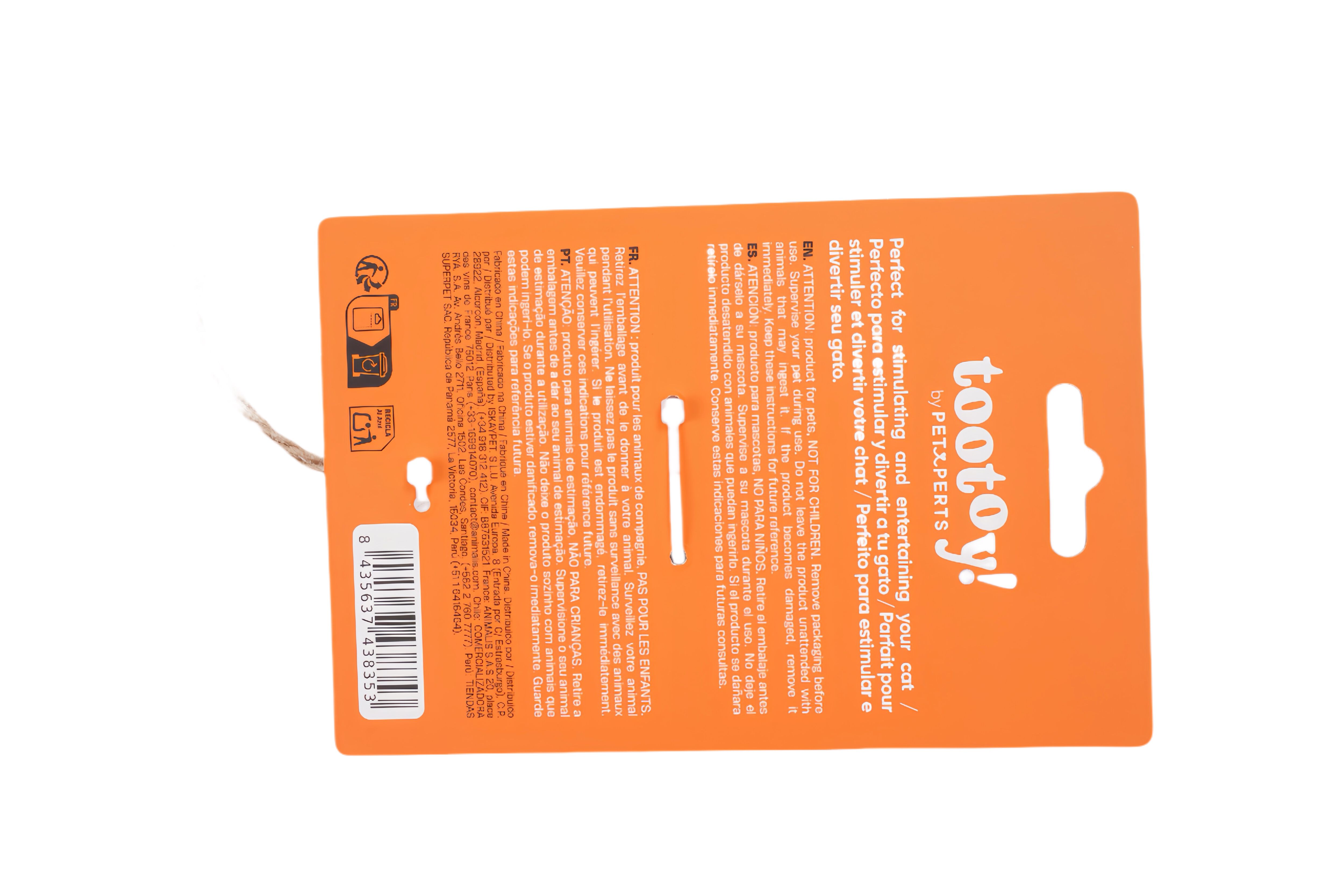 Tootoy! - Jouet Souris Matabi pour Chats - 15cm Image num&eacute;ro 4