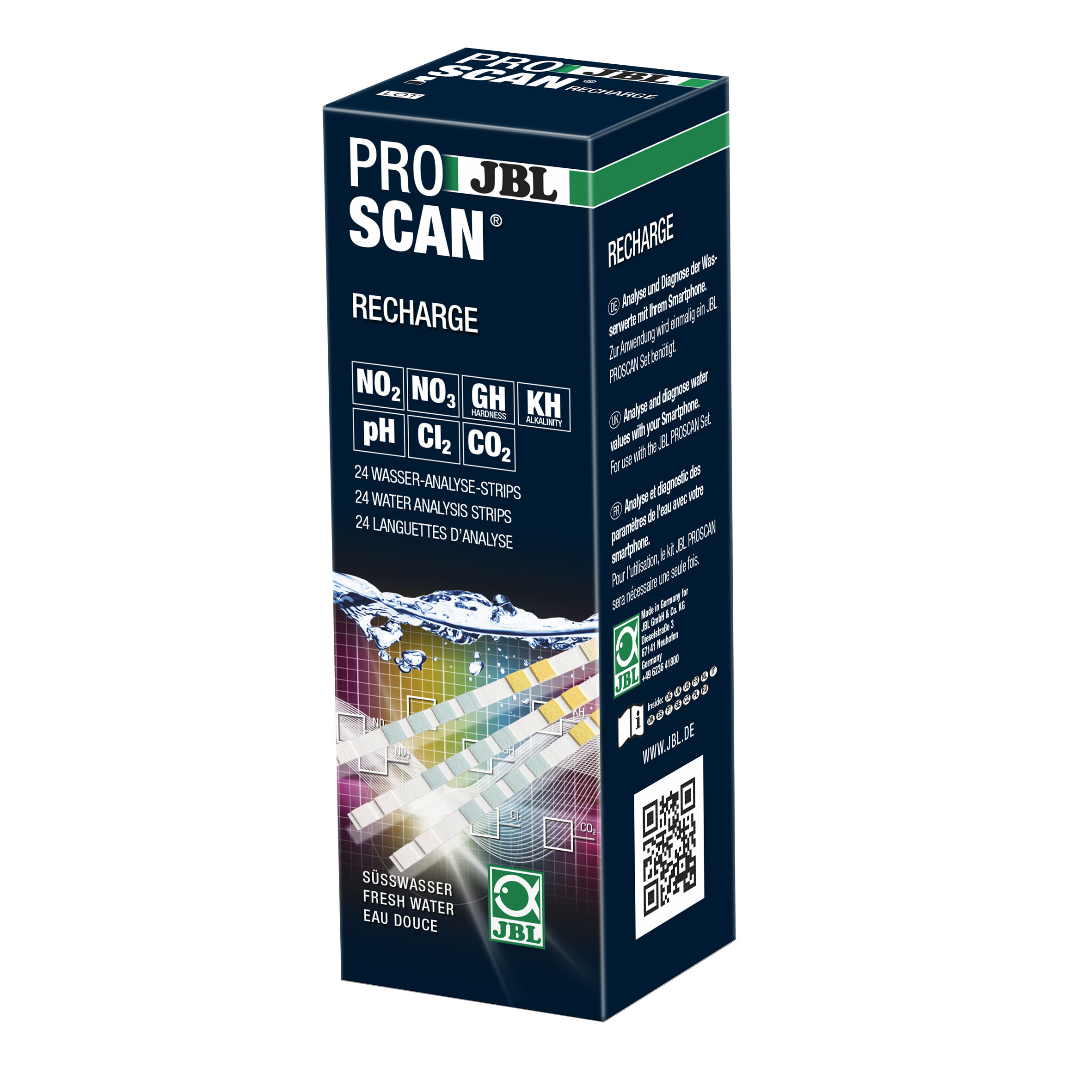 JBL - Languettes d'Analyse en Recharge Pro Scan pour Eau Douce - x24 Image num&eacute;ro 1