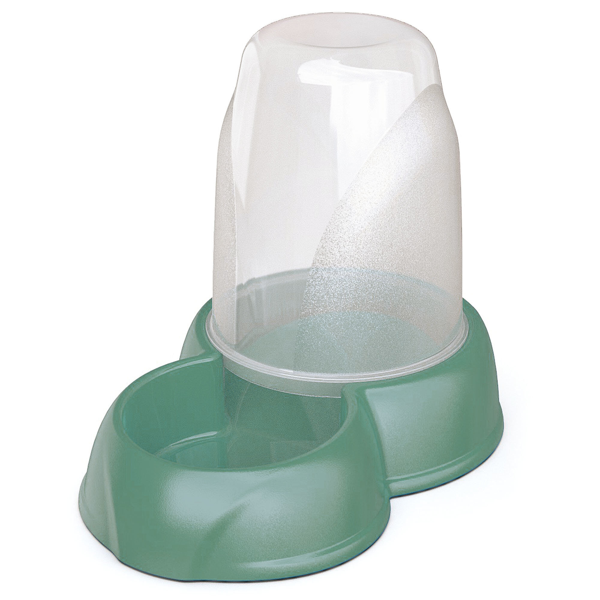 Animalis - Distributeur 2en1 Croquettes/Eau Vert pour Chat - 1,6L Image num&eacute;ro 1