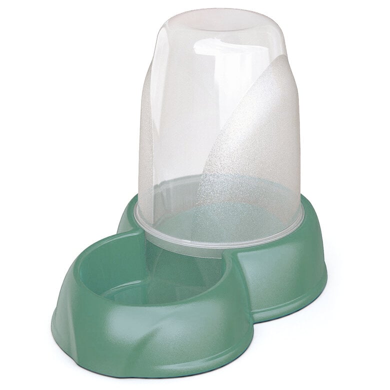 Animalis - Distributeur 2en1 Croquettes/Eau Vert pour Chat - 1,6L Image numéro 1 Animalis - Distributeur 2en1 Croquettes/Eau Vert pour Chat - 1,6L Image numéro 1