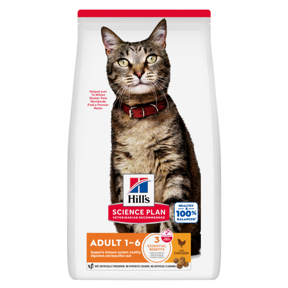 Hill's Science Plan - Adult Croquettes Pour Chat Au Poulet  -  1,5kg Image num&eacute;ro 1