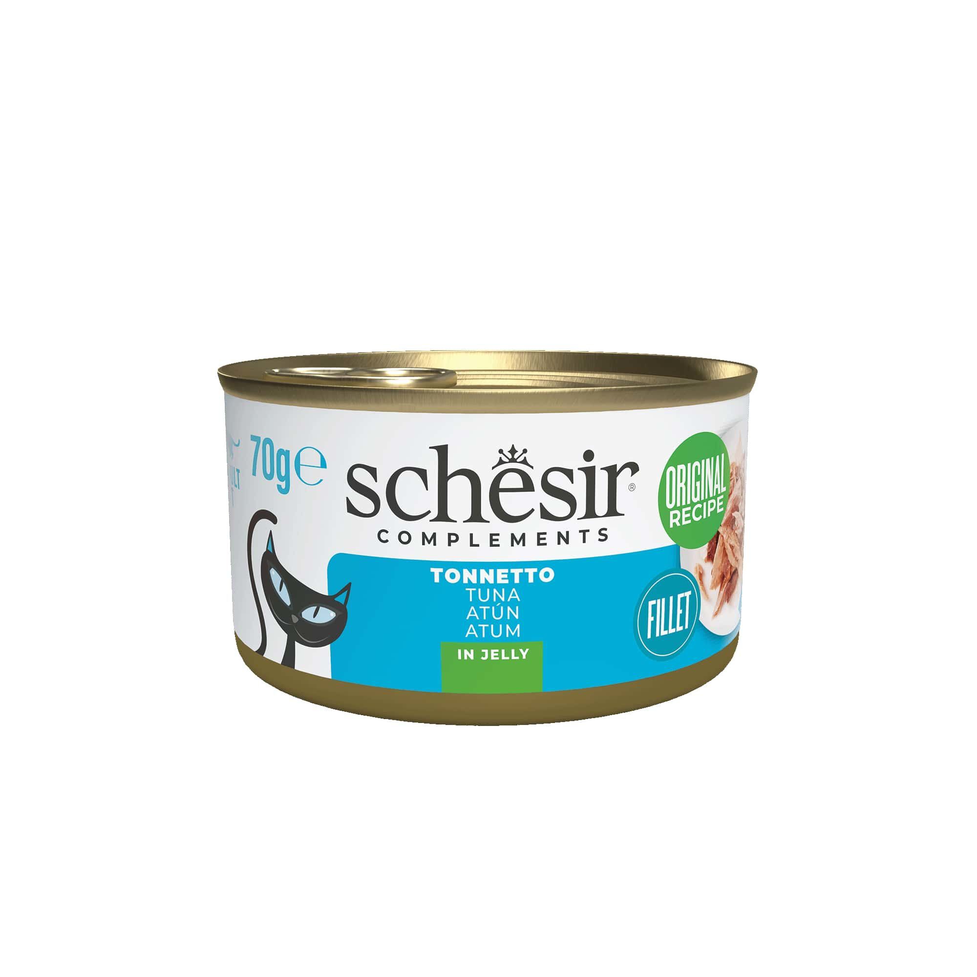 Schesir - P&acirc;t&eacute;e en Gel&eacute;e au Thon pour Chats - 70g Image num&eacute;ro 1