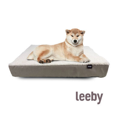 Leeby - Matelas Orthopédique Marron pour Chiens