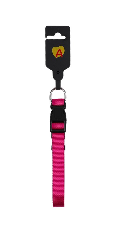 Animalis - Collier Basic Fuchsia pour Chien - 15mm et 25/40cm Image numéro 2 Animalis - Collier Basic Fuchsia pour Chien - 15mm et 25/40cm Image numéro 2