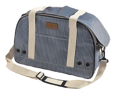 Bobby - Sac de Transport Tennis Marine pour Chiens et Chats - 45cm