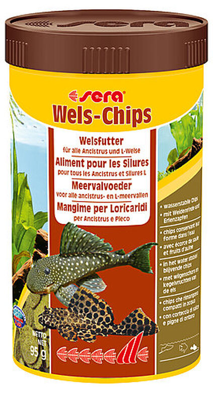 Sera - Aliments en Chips Wels-Chips pour Ancistrus et Silures - 250ml image number null