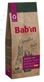 Bab'in -  Croquettes sans Céréales Poulet pour Chiens Maxi - 12kg