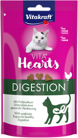 Vitakraft - Friandises Hearts Volaille Digestion pour Chats - 40g