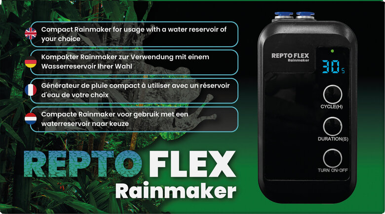 Repto - Pulverisateur d'eau Flex Rainmaker Image numéro 2 Repto - Pulverisateur d'eau Flex Rainmaker Image numéro 2