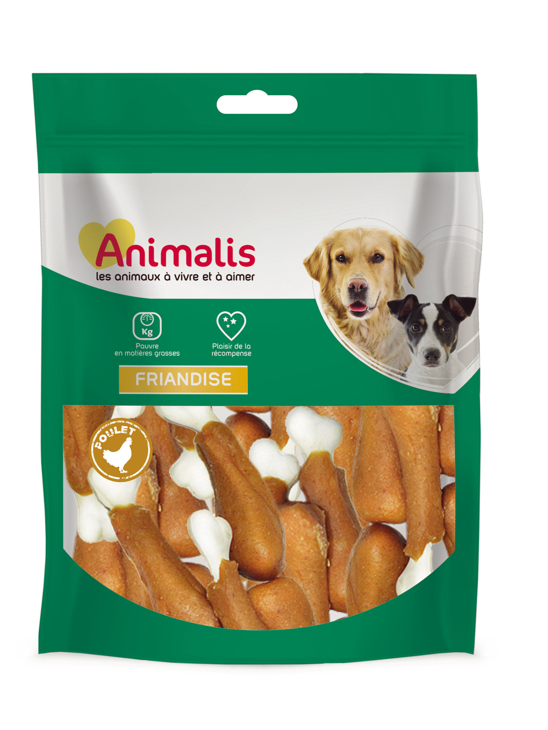 Animalis - Friandises Mini Cuisses Poulet pour Chien - 100g Image num&eacute;ro 1