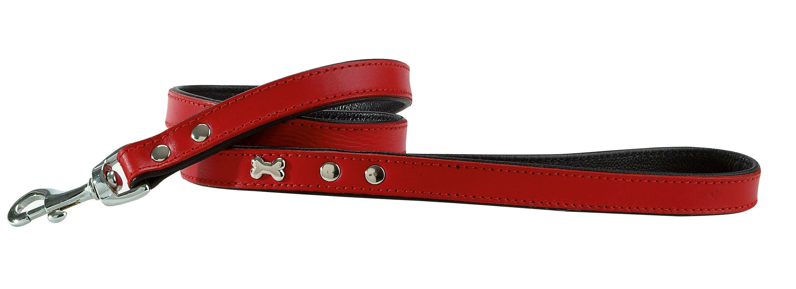 Bobby - Laisse Extra Souple Rouge pour Chiens - 100cm Image num&eacute;ro 1