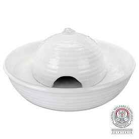 Trixie - Fontaine à Boire Vital Flow Mini en Céramique blanc - 0.8 l / 24 x 10 cm