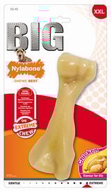 Nylabone - Jouet Os à Mâcher BIG Bone au Poulet pour Chiens - XXL