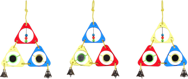 Flamingo - Jouet Miroir + Grelot pour Perroquet - 11x2x16cm Image numéro 1 Flamingo - Jouet Miroir + Grelot pour Perroquet - 11x2x16cm Image numéro 1