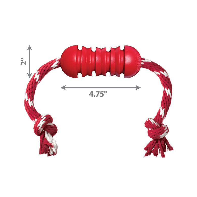 KONG - Jouet Dental w/Rope pour Chiens - M Image numéro 3 KONG - Jouet Dental w/Rope pour Chiens - M Image numéro 3