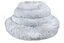 Leeby - Donut Anti-Stress en Peluche Douce Taille XXL pour Chien - Gris Indicateur image num&eacute;ro 4